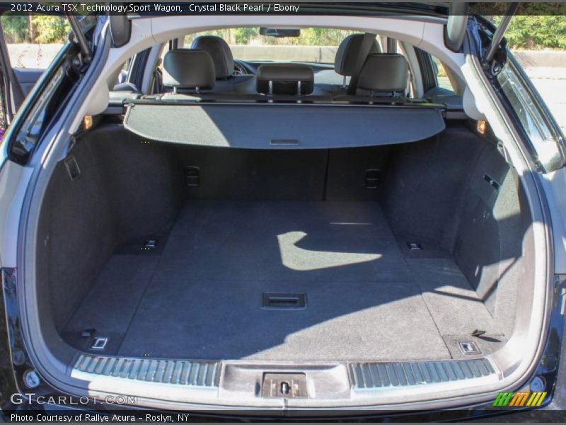 Crystal Black Pearl / Ebony 2012 Acura TSX Technology Sport Wagon