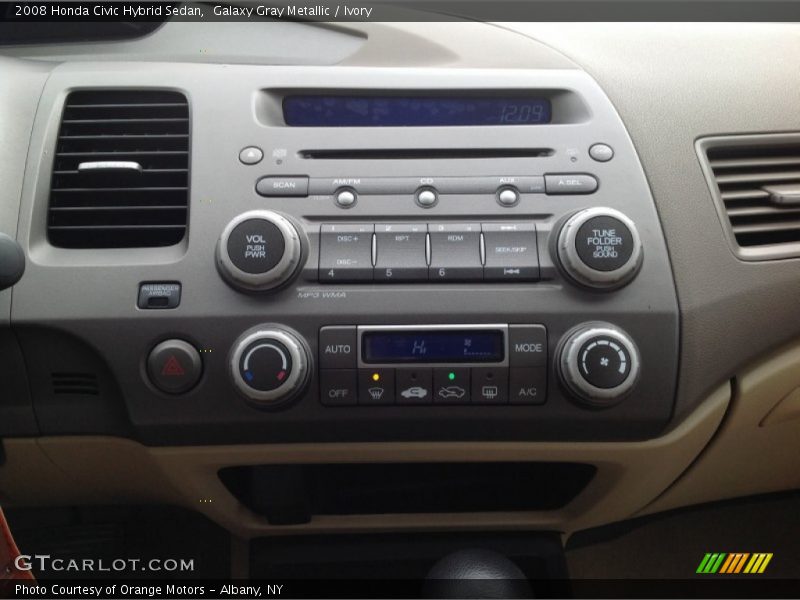 Galaxy Gray Metallic / Ivory 2008 Honda Civic Hybrid Sedan