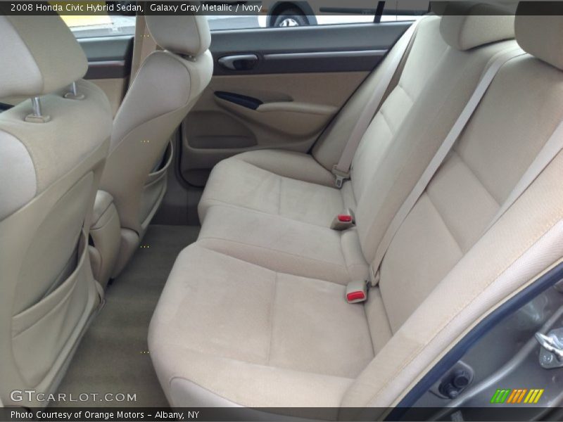 Galaxy Gray Metallic / Ivory 2008 Honda Civic Hybrid Sedan