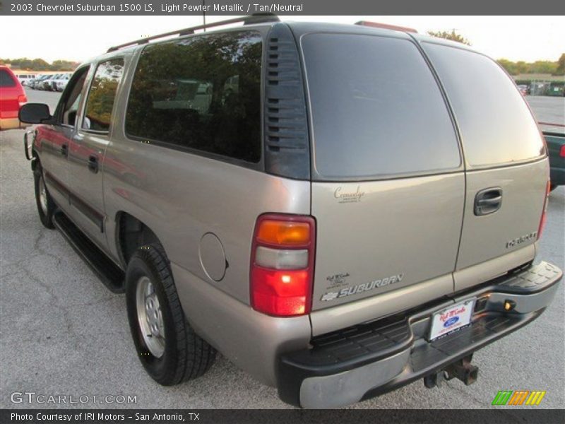 Light Pewter Metallic / Tan/Neutral 2003 Chevrolet Suburban 1500 LS
