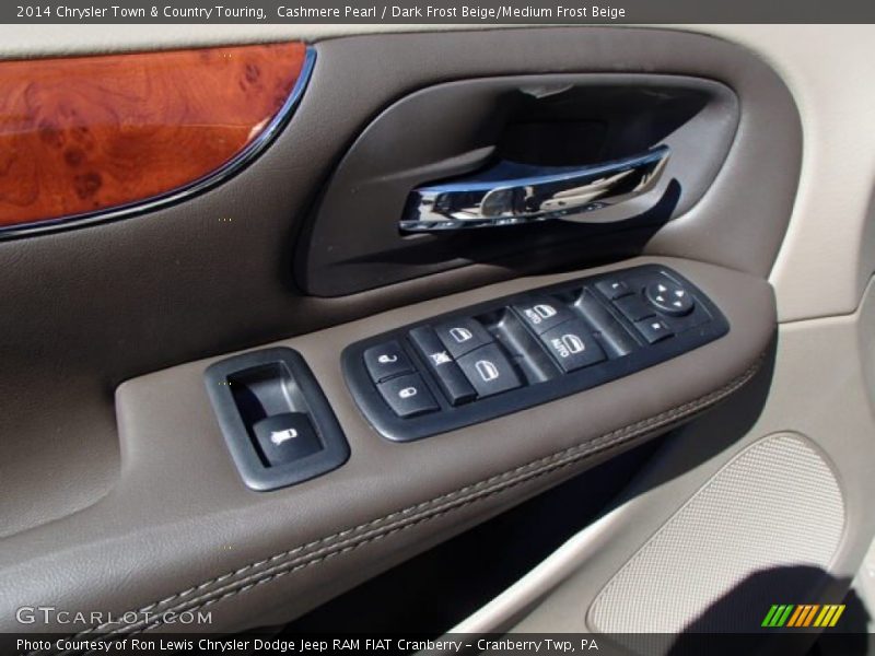 Cashmere Pearl / Dark Frost Beige/Medium Frost Beige 2014 Chrysler Town & Country Touring