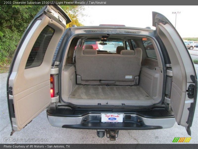 Light Pewter Metallic / Tan/Neutral 2003 Chevrolet Suburban 1500 LS