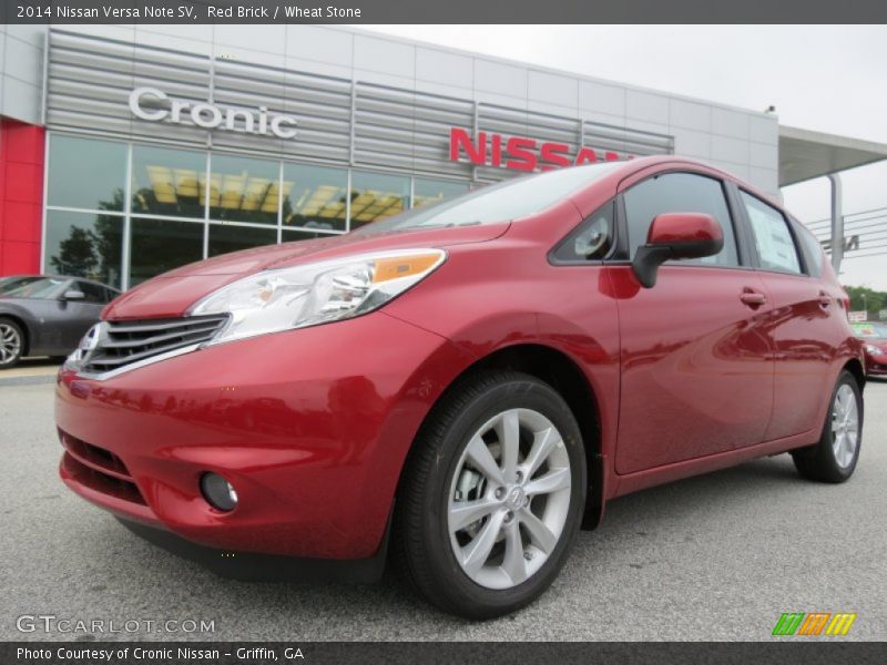 Red Brick / Wheat Stone 2014 Nissan Versa Note SV