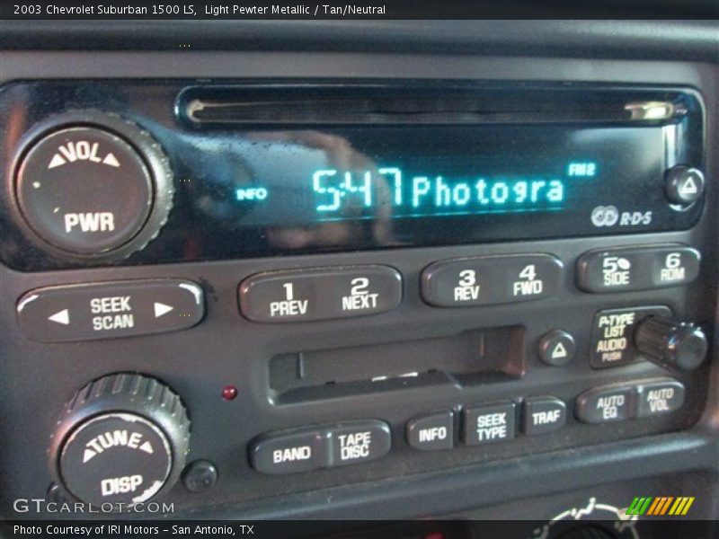 Light Pewter Metallic / Tan/Neutral 2003 Chevrolet Suburban 1500 LS