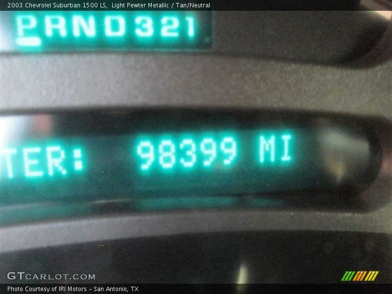 Light Pewter Metallic / Tan/Neutral 2003 Chevrolet Suburban 1500 LS