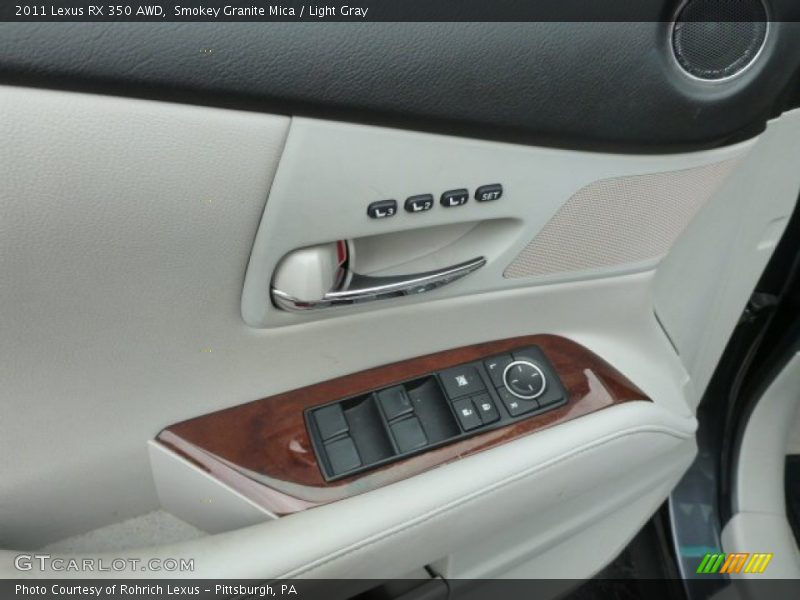 Smokey Granite Mica / Light Gray 2011 Lexus RX 350 AWD