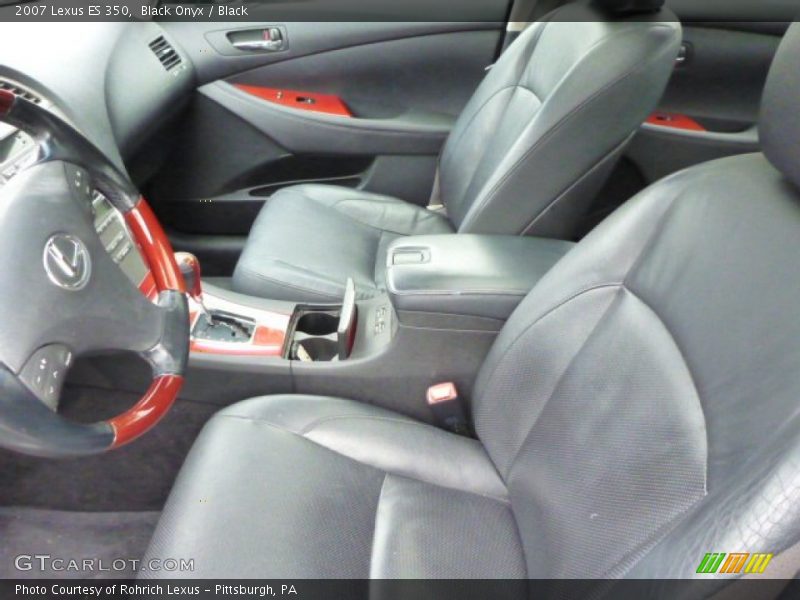 Black Onyx / Black 2007 Lexus ES 350