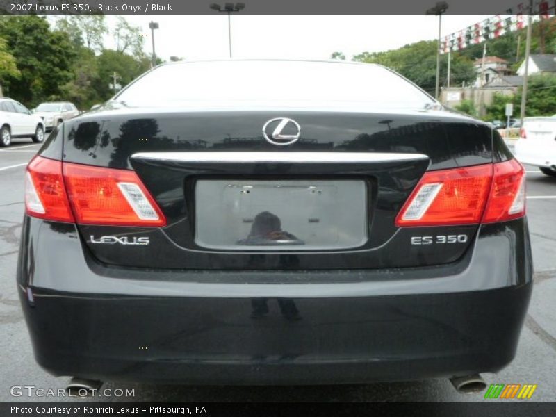 Black Onyx / Black 2007 Lexus ES 350