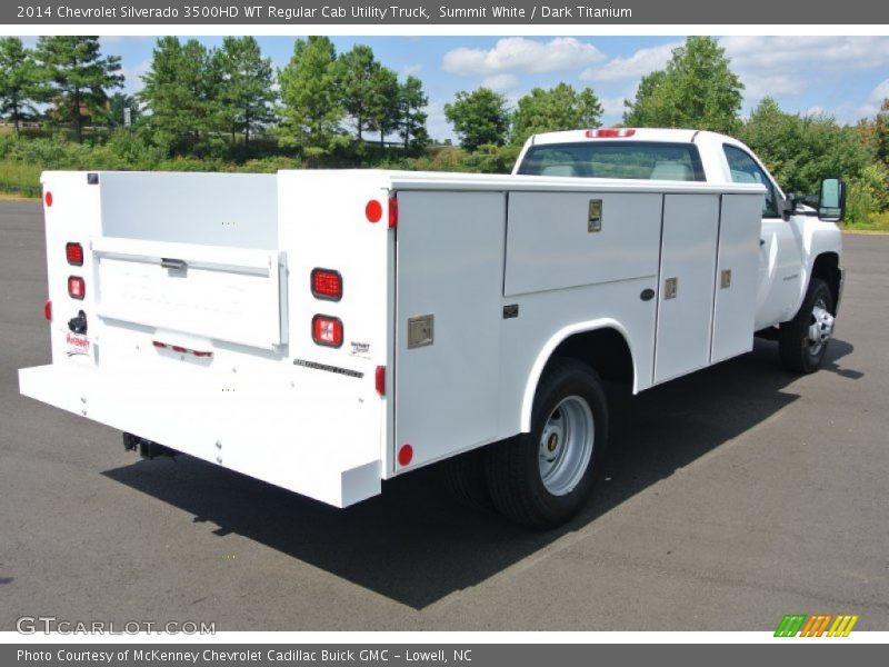 Summit White / Dark Titanium 2014 Chevrolet Silverado 3500HD WT Regular Cab Utility Truck