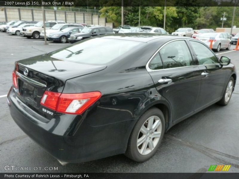 Black Onyx / Black 2007 Lexus ES 350