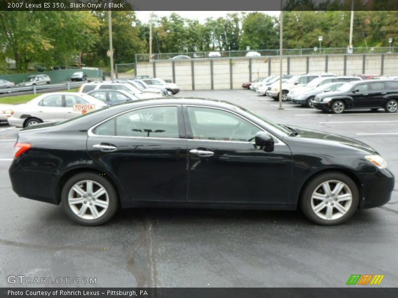 Black Onyx / Black 2007 Lexus ES 350