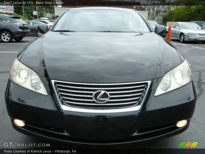 Black Onyx / Black 2007 Lexus ES 350