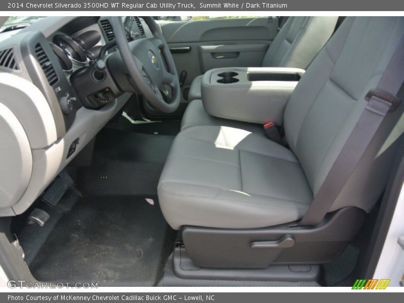 Summit White / Dark Titanium 2014 Chevrolet Silverado 3500HD WT Regular Cab Utility Truck