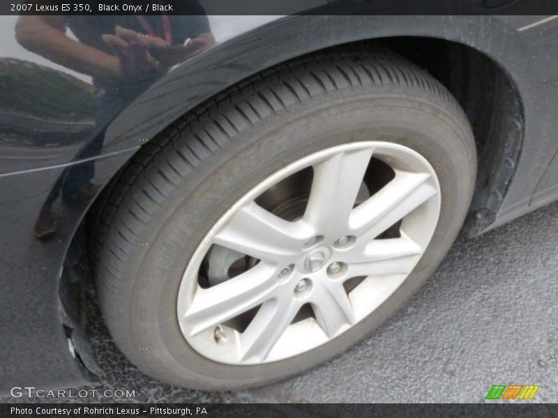 Black Onyx / Black 2007 Lexus ES 350