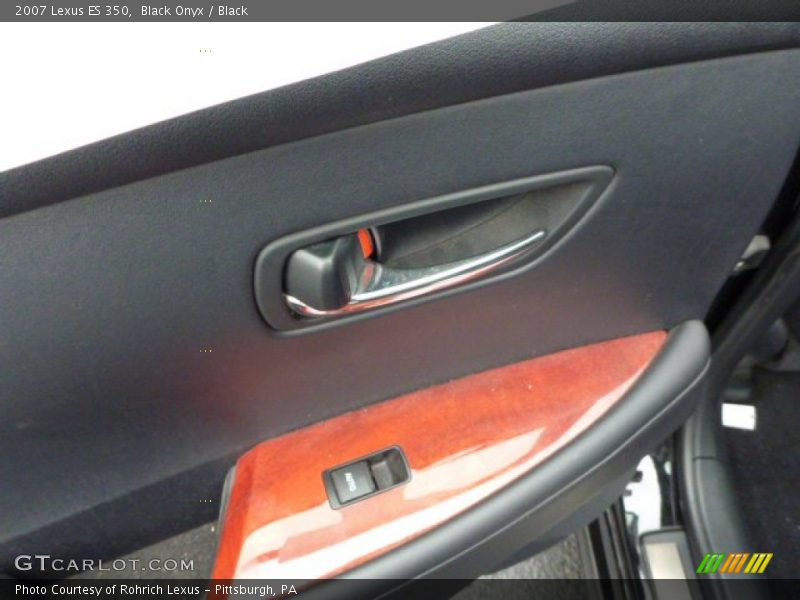 Black Onyx / Black 2007 Lexus ES 350