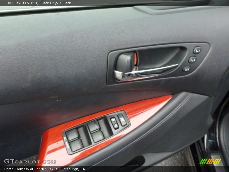 Black Onyx / Black 2007 Lexus ES 350