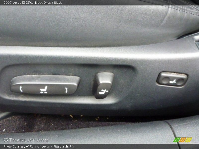 Black Onyx / Black 2007 Lexus ES 350