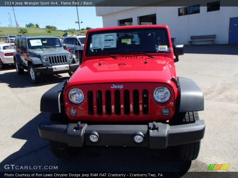 Flame Red / Black 2014 Jeep Wrangler Sport 4x4