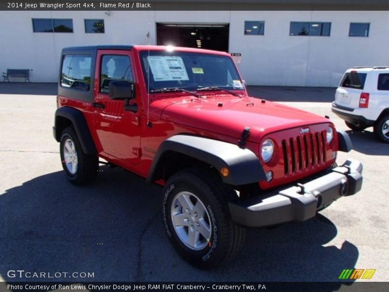 Flame Red / Black 2014 Jeep Wrangler Sport 4x4