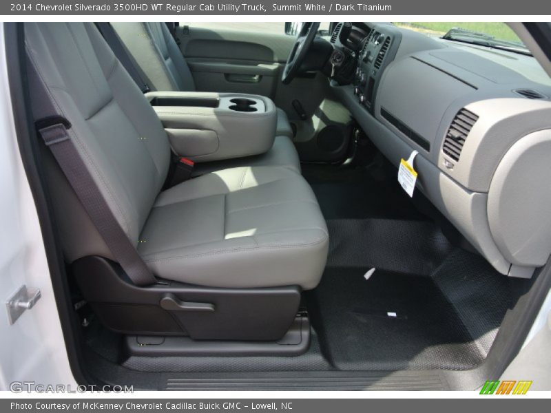 Summit White / Dark Titanium 2014 Chevrolet Silverado 3500HD WT Regular Cab Utility Truck
