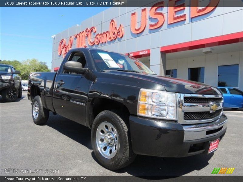 Black / Dark Titanium 2009 Chevrolet Silverado 1500 Regular Cab