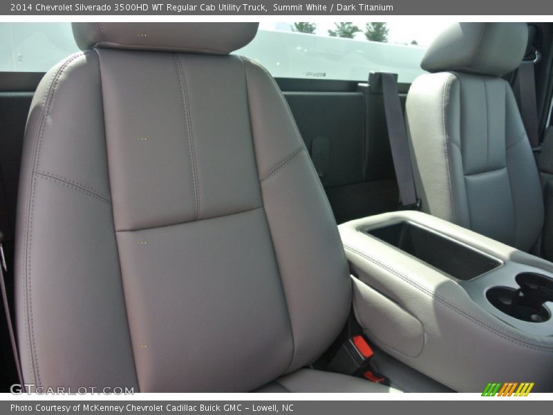 Summit White / Dark Titanium 2014 Chevrolet Silverado 3500HD WT Regular Cab Utility Truck