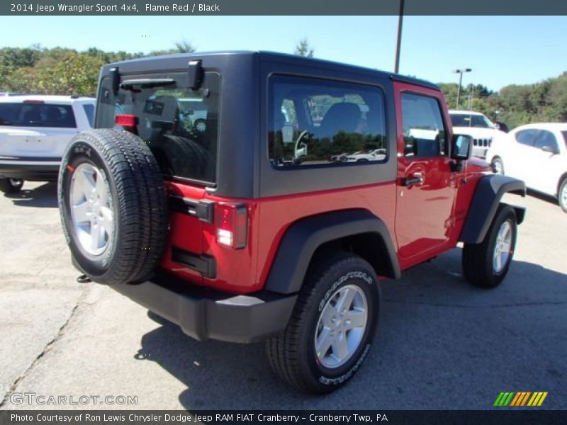 Flame Red / Black 2014 Jeep Wrangler Sport 4x4