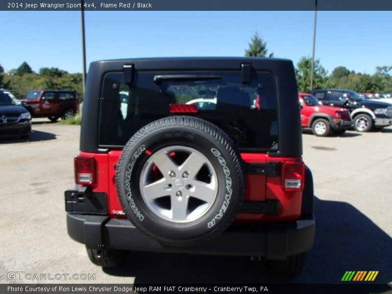 Flame Red / Black 2014 Jeep Wrangler Sport 4x4