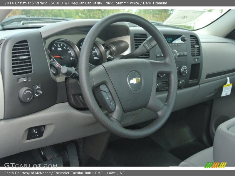 Summit White / Dark Titanium 2014 Chevrolet Silverado 3500HD WT Regular Cab Utility Truck