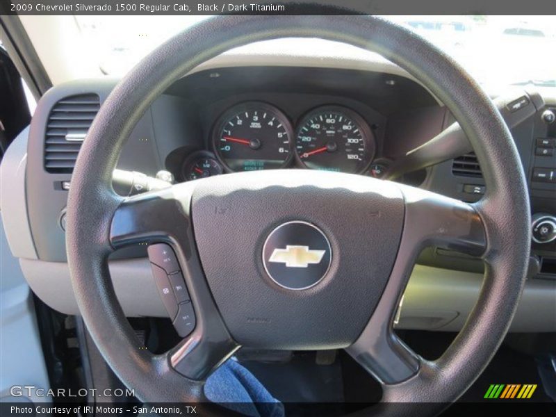 Black / Dark Titanium 2009 Chevrolet Silverado 1500 Regular Cab
