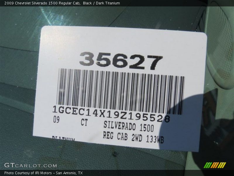 Black / Dark Titanium 2009 Chevrolet Silverado 1500 Regular Cab