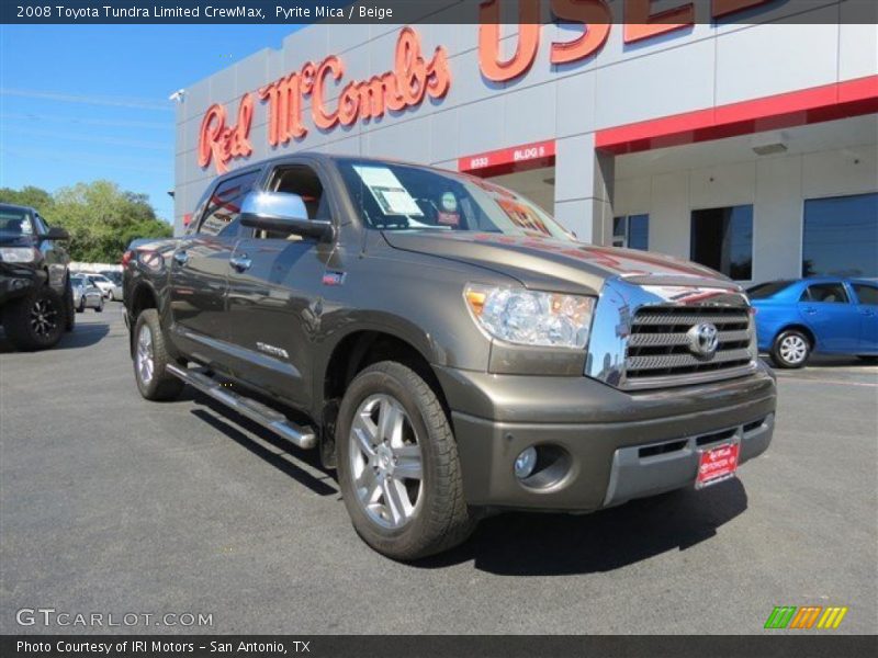 Pyrite Mica / Beige 2008 Toyota Tundra Limited CrewMax