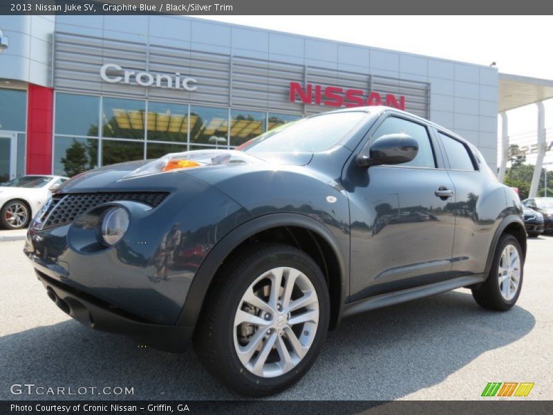 Graphite Blue / Black/Silver Trim 2013 Nissan Juke SV