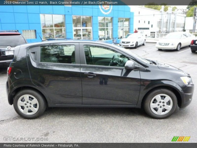 Black Granite Metallic / Jet Black/Dark Titanium 2013 Chevrolet Sonic LS Hatch