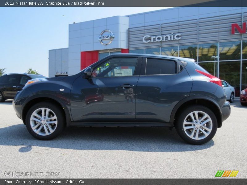 Graphite Blue / Black/Silver Trim 2013 Nissan Juke SV
