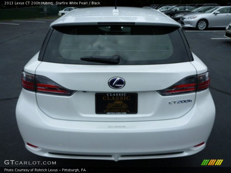 Starfire White Pearl / Black 2013 Lexus CT 200h Hybrid