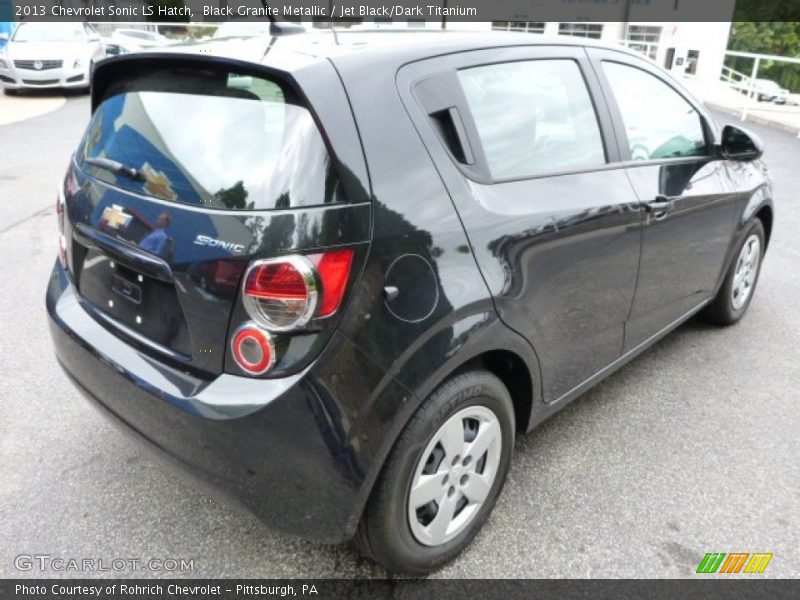 Black Granite Metallic / Jet Black/Dark Titanium 2013 Chevrolet Sonic LS Hatch
