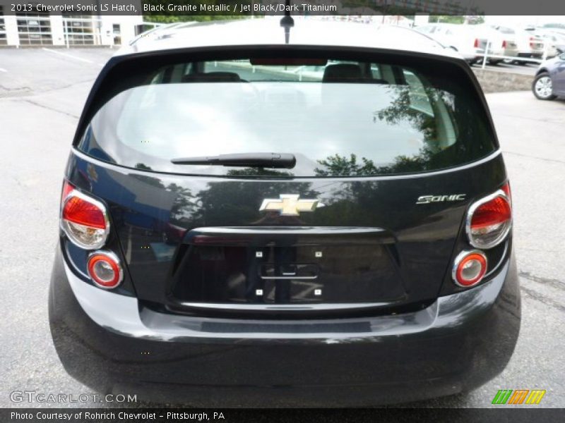 Black Granite Metallic / Jet Black/Dark Titanium 2013 Chevrolet Sonic LS Hatch