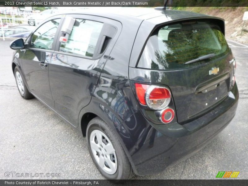 Black Granite Metallic / Jet Black/Dark Titanium 2013 Chevrolet Sonic LS Hatch