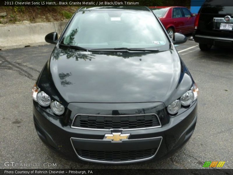 Black Granite Metallic / Jet Black/Dark Titanium 2013 Chevrolet Sonic LS Hatch