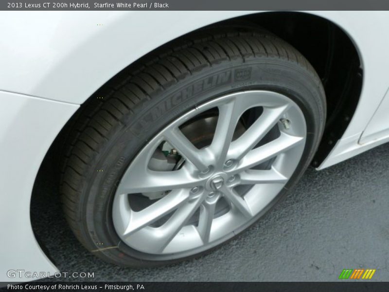 Starfire White Pearl / Black 2013 Lexus CT 200h Hybrid