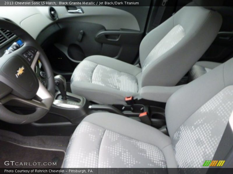 Black Granite Metallic / Jet Black/Dark Titanium 2013 Chevrolet Sonic LS Hatch