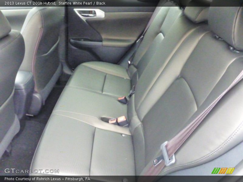 Starfire White Pearl / Black 2013 Lexus CT 200h Hybrid