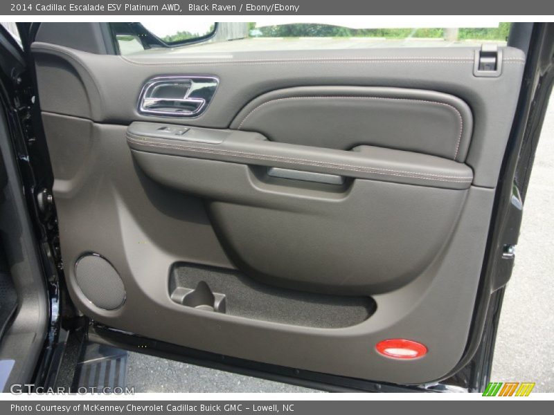 Black Raven / Ebony/Ebony 2014 Cadillac Escalade ESV Platinum AWD