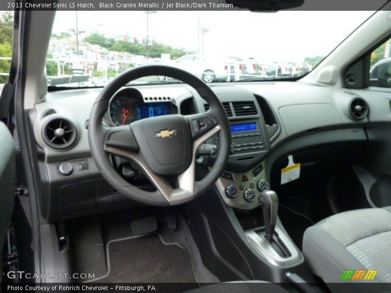 Black Granite Metallic / Jet Black/Dark Titanium 2013 Chevrolet Sonic LS Hatch