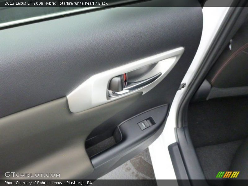 Starfire White Pearl / Black 2013 Lexus CT 200h Hybrid