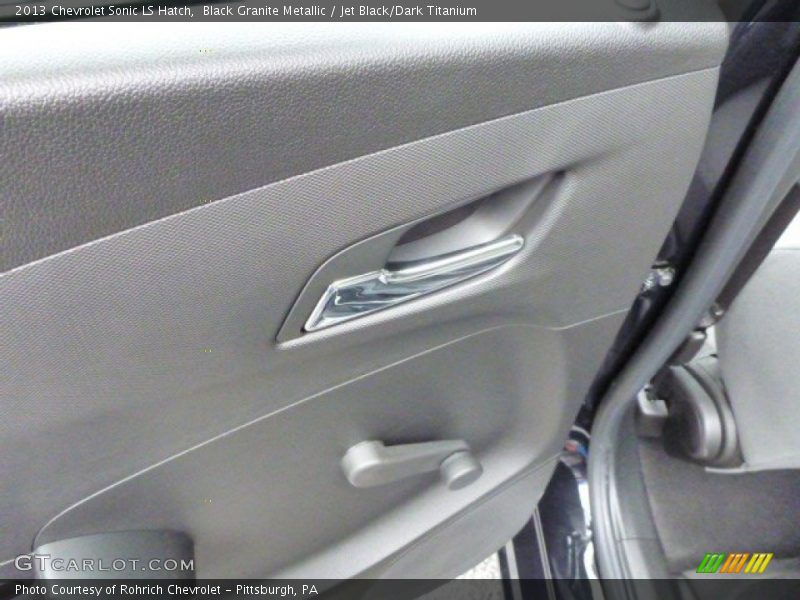 Black Granite Metallic / Jet Black/Dark Titanium 2013 Chevrolet Sonic LS Hatch