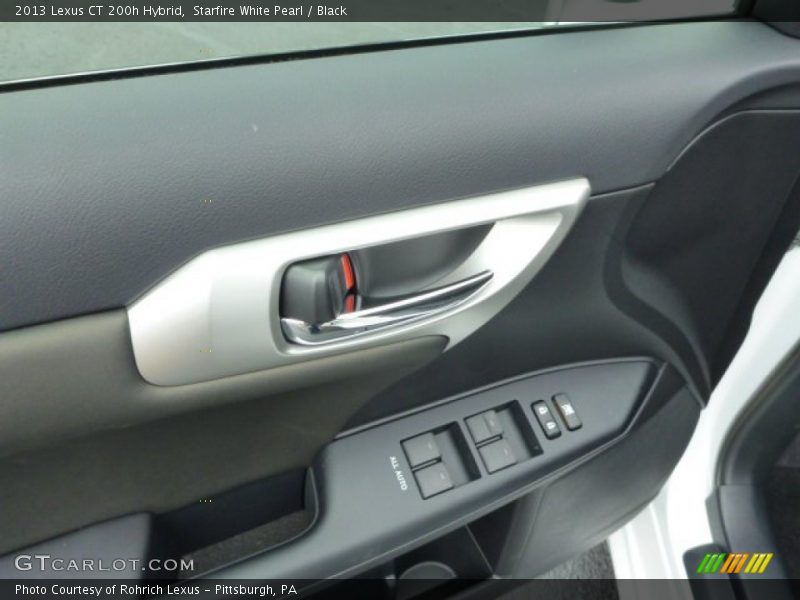 Starfire White Pearl / Black 2013 Lexus CT 200h Hybrid