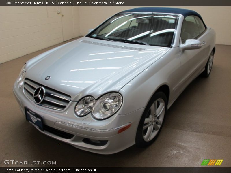 Iridium Silver Metallic / Stone 2006 Mercedes-Benz CLK 350 Cabriolet
