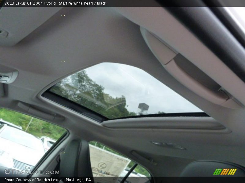 Starfire White Pearl / Black 2013 Lexus CT 200h Hybrid
